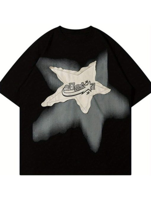 Riolio Y2K 90s Vintage Oversize Shirts Graphic Tees Mens Womens Y2k Tops Casual Unisex Streetwear