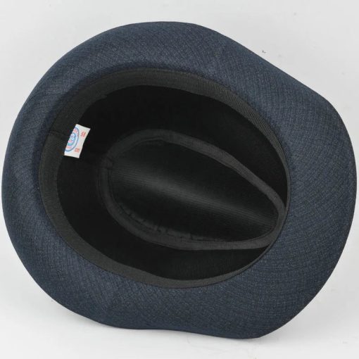 Riolio Autumn&Winter Hats For Men Fedoras Top Jazz Plaid Hat Adult Bowler Hats - Image 3