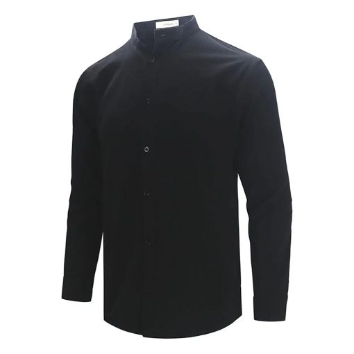 Riolio Men's Long-Sleeved Co·1tton Linen Shirts Spring Summer Single Breasted Shirt Casual Beach Style Lightweight Button Tops - Image 7
